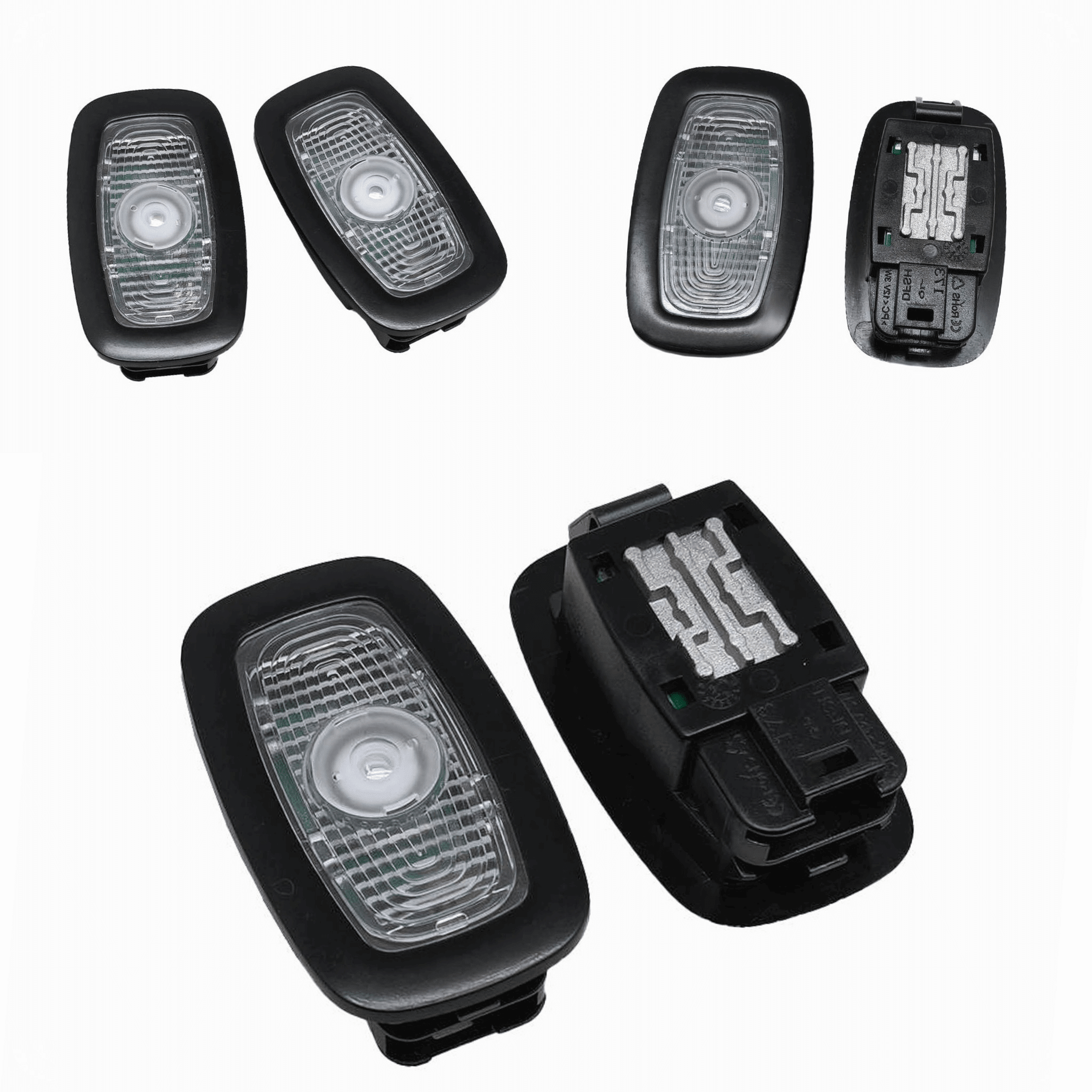 Mercedes Benz LED Türbeleuchtung Logo Projektor - 2 Stück mit Glaschip ( BZ7 ) - AverAutoStil