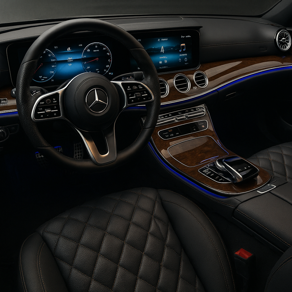 mercedes benz interior