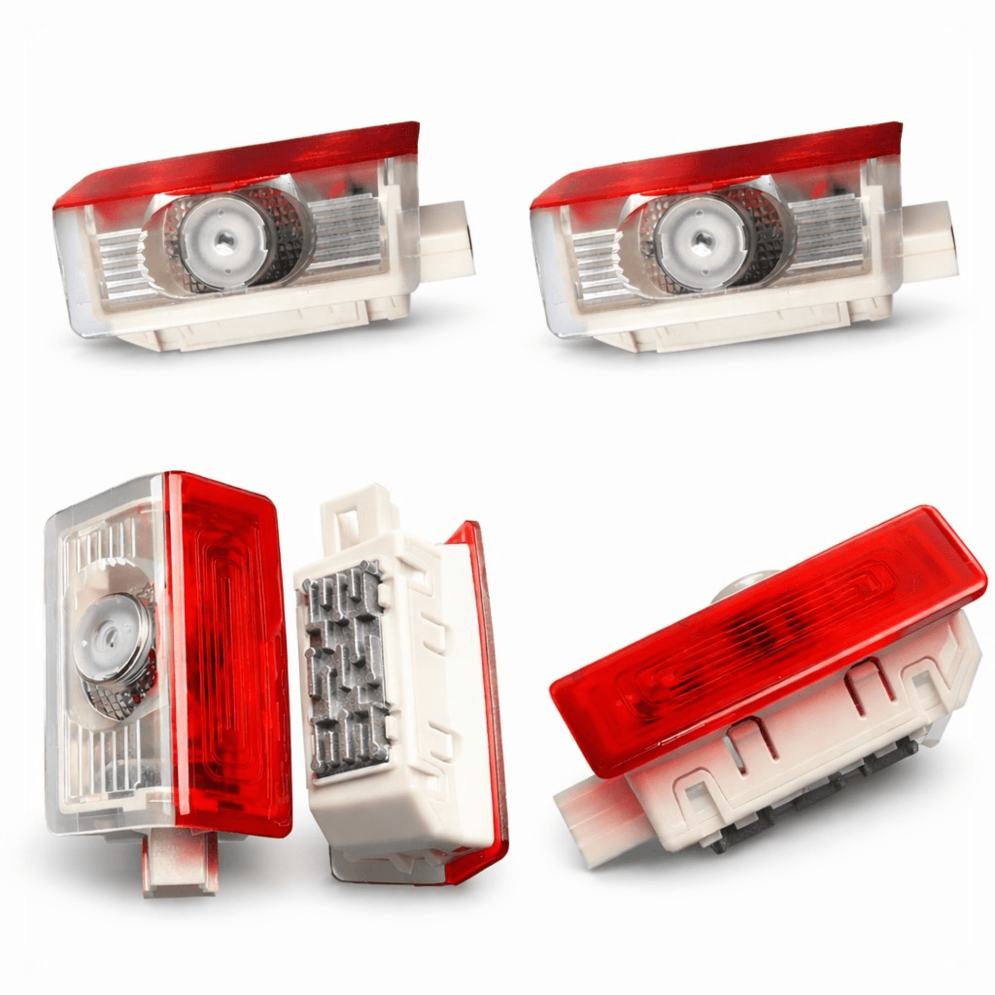 LED Türbeleuchtung Logo Projektor für Mercedes Benz  - 2 Stück - Einstiegsbeleuchtung mit Glaslinse